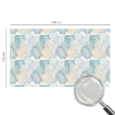 Frostfilm med dekorativt mönster Abstrakt mosaik