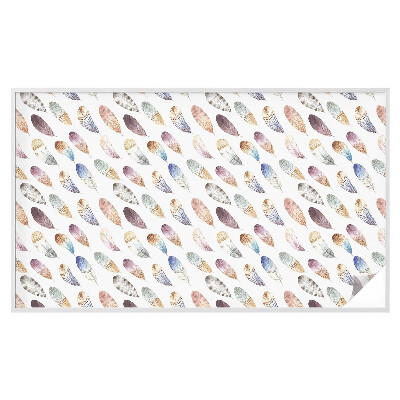 Dekorplast till fönster mosaik Boho fjädrar