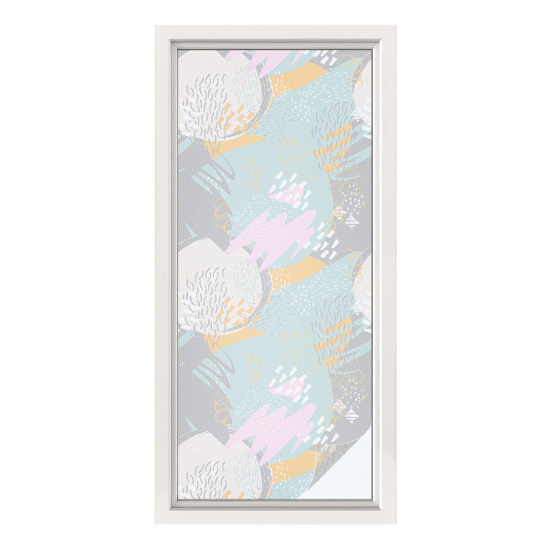 Frostfilm med dekorativt mönster Abstrakt harmoni