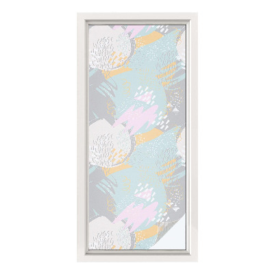 Frostfilm med dekorativt mönster Abstrakt harmoni