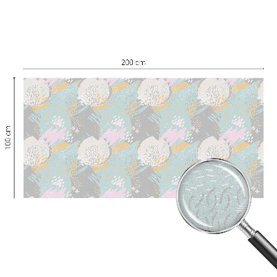 Frostfilm med dekorativt mönster Abstrakt harmoni