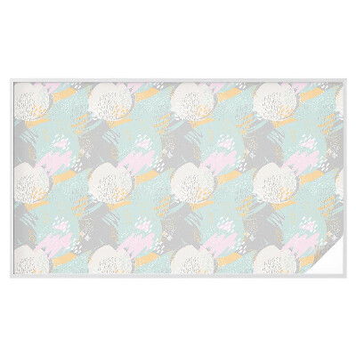 Frostfilm med dekorativt mönster Abstrakt harmoni