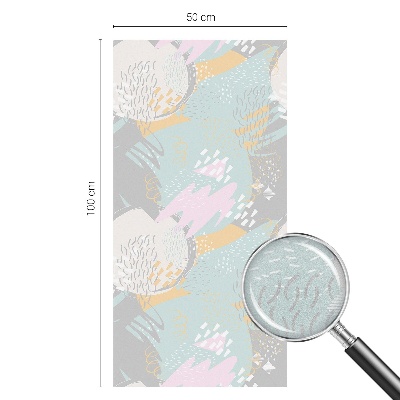 Frostfilm med dekorativt mönster Abstrakt harmoni