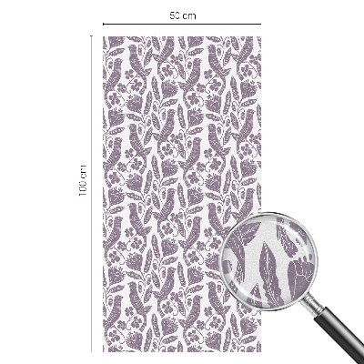 Fönsterfilm med mosaikmönster Folkmotiv