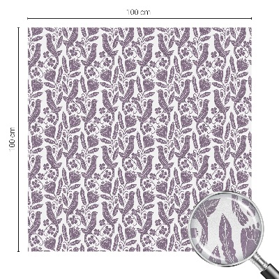 Fönsterfilm med mosaikmönster Folkmotiv