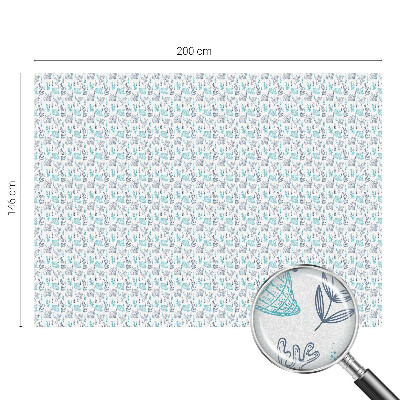 Fönsterfilm med mosaikmönster Maritim harmoni