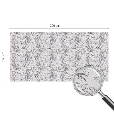 Solfilm fönster insynsskydd Löv och fjärilar