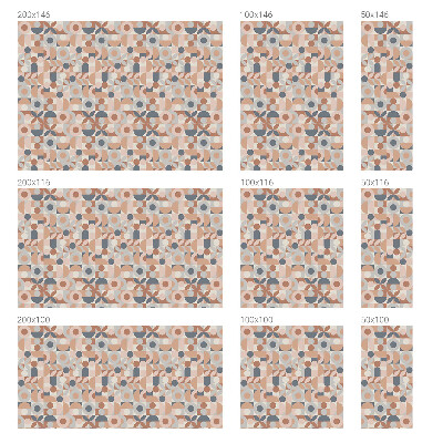 Frostad fönsterfilm med färgat mönster Abstrakt mosaik