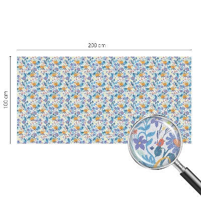 Solfilm fönster insynsskydd Växtmotiv