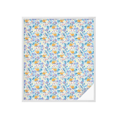 Solfilm fönster insynsskydd Växtmotiv