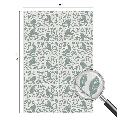 Fönsterfilm med mosaikmönster Fågelmotiv