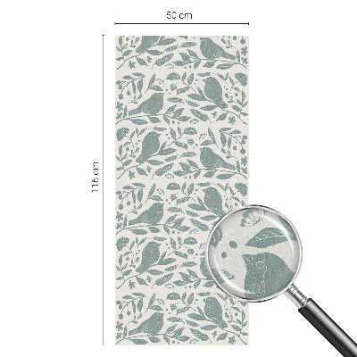 Fönsterfilm med mosaikmönster Fågelmotiv