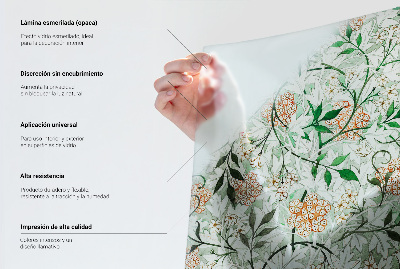 Dekorplast till fönster mosaik Geometriska halvcirklar