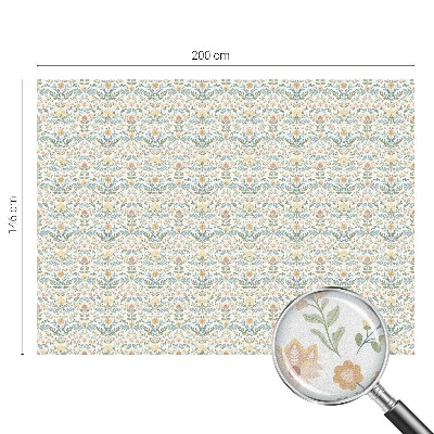 Solfilm fönster insynsskydd Blomsymmetri