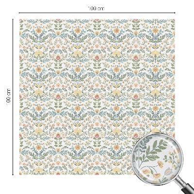 Solfilm fönster insynsskydd Blomsymmetri