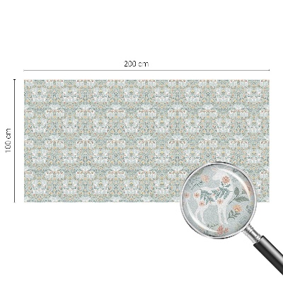 Frostfilm med dekorativt mönster Hjortblommor