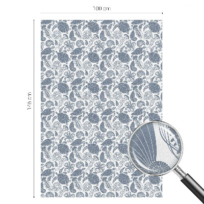 Dekorplast till fönster mosaik Havsliv