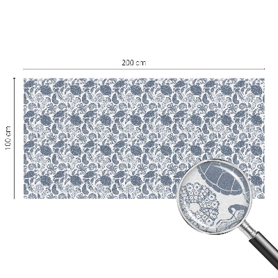 Dekorplast till fönster mosaik Havsliv