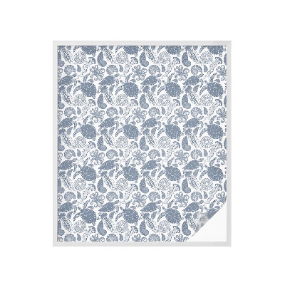 Dekorplast till fönster mosaik Havsliv