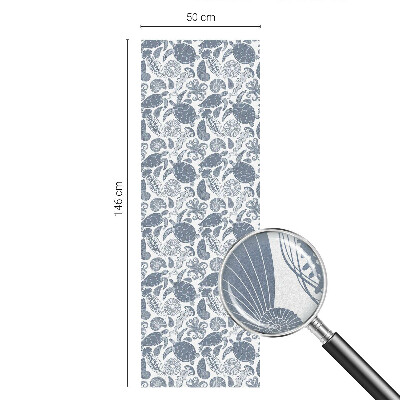 Dekorplast till fönster mosaik Havsliv