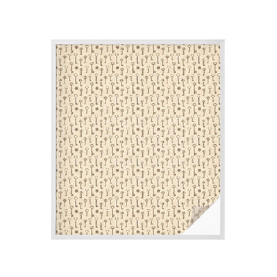 Fönsterfilm med mosaikmönster Mystiska nycklar