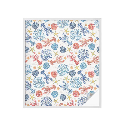 Solfilm fönster insynsskydd Kräftor koraller