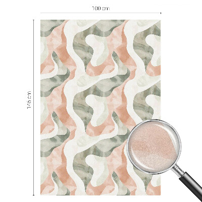 Fönsterfilm med mosaikmönster Färgglada vågor