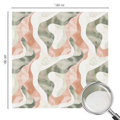 Fönsterfilm med mosaikmönster Färgglada vågor