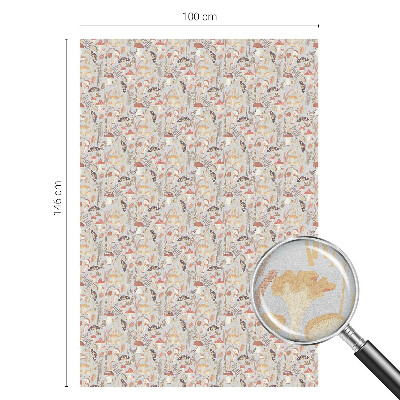 Frostfilm med dekorativt mönster Skogsmönster