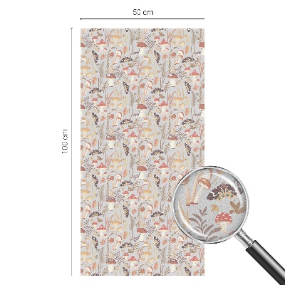 Frostfilm med dekorativt mönster Skogsmönster