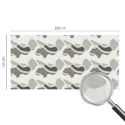 Fönsterfilm med mosaikmönster Organiskt mönster