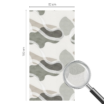 Fönsterfilm med mosaikmönster Organiskt mönster