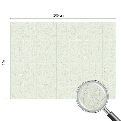 Dekorplast till fönster mosaik Geometrisk mosaik