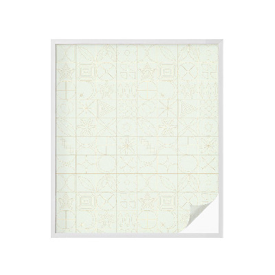 Dekorplast till fönster mosaik Geometrisk mosaik