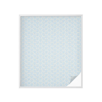 Fönsterfilm med mosaikmönster Japanska vågor