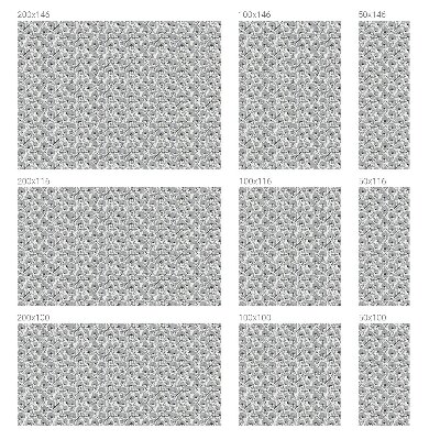 Frostad fönsterfilm med färgat mönster Botaniskt motiv