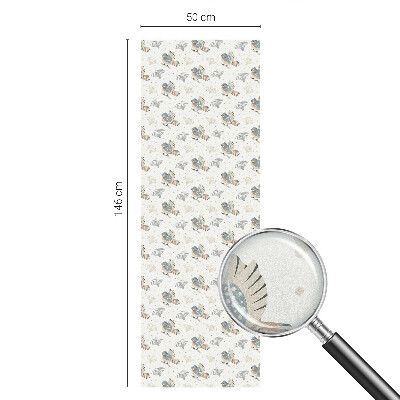 Frostfilm med dekorativt mönster Fågelmönster