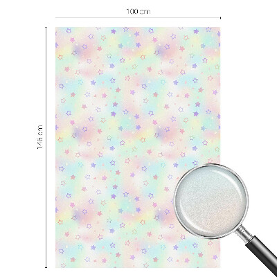 Solfilm fönster insynsskydd Regnbågsmönster