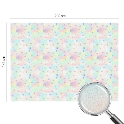 Solfilm fönster insynsskydd Regnbågsmönster