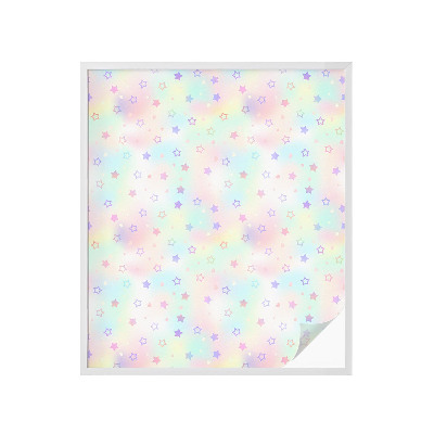 Solfilm fönster insynsskydd Regnbågsmönster