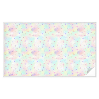 Solfilm fönster insynsskydd Regnbågsmönster