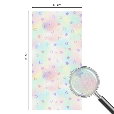 Solfilm fönster insynsskydd Regnbågsmönster