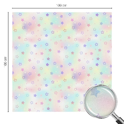 Solfilm fönster insynsskydd Regnbågsmönster