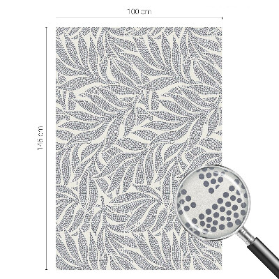 Dekorplast till fönster mosaik Bladdroppar