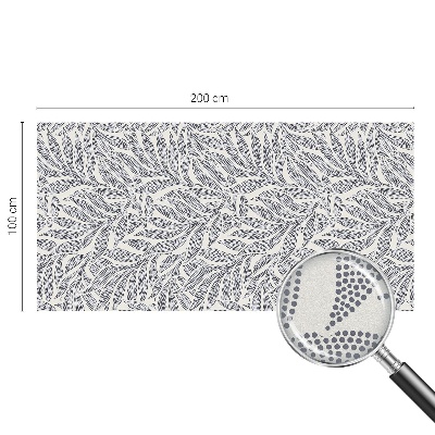 Dekorplast till fönster mosaik Bladdroppar