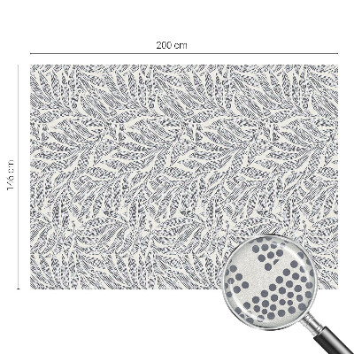 Dekorplast till fönster mosaik Bladdroppar