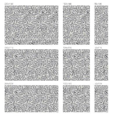 Dekorplast till fönster mosaik Bladdroppar