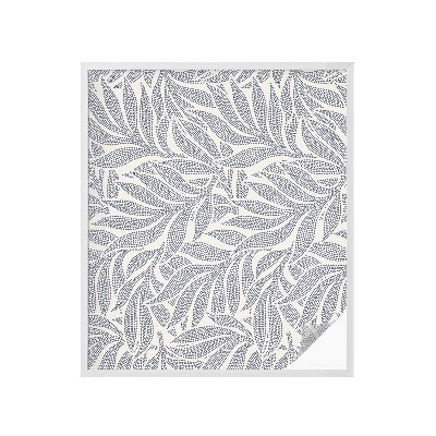 Dekorplast till fönster mosaik Bladdroppar