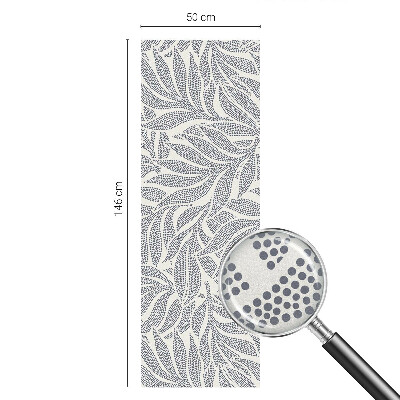 Dekorplast till fönster mosaik Bladdroppar