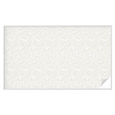 Frostad fönsterfilm med färgat mönster Lövrik elegans